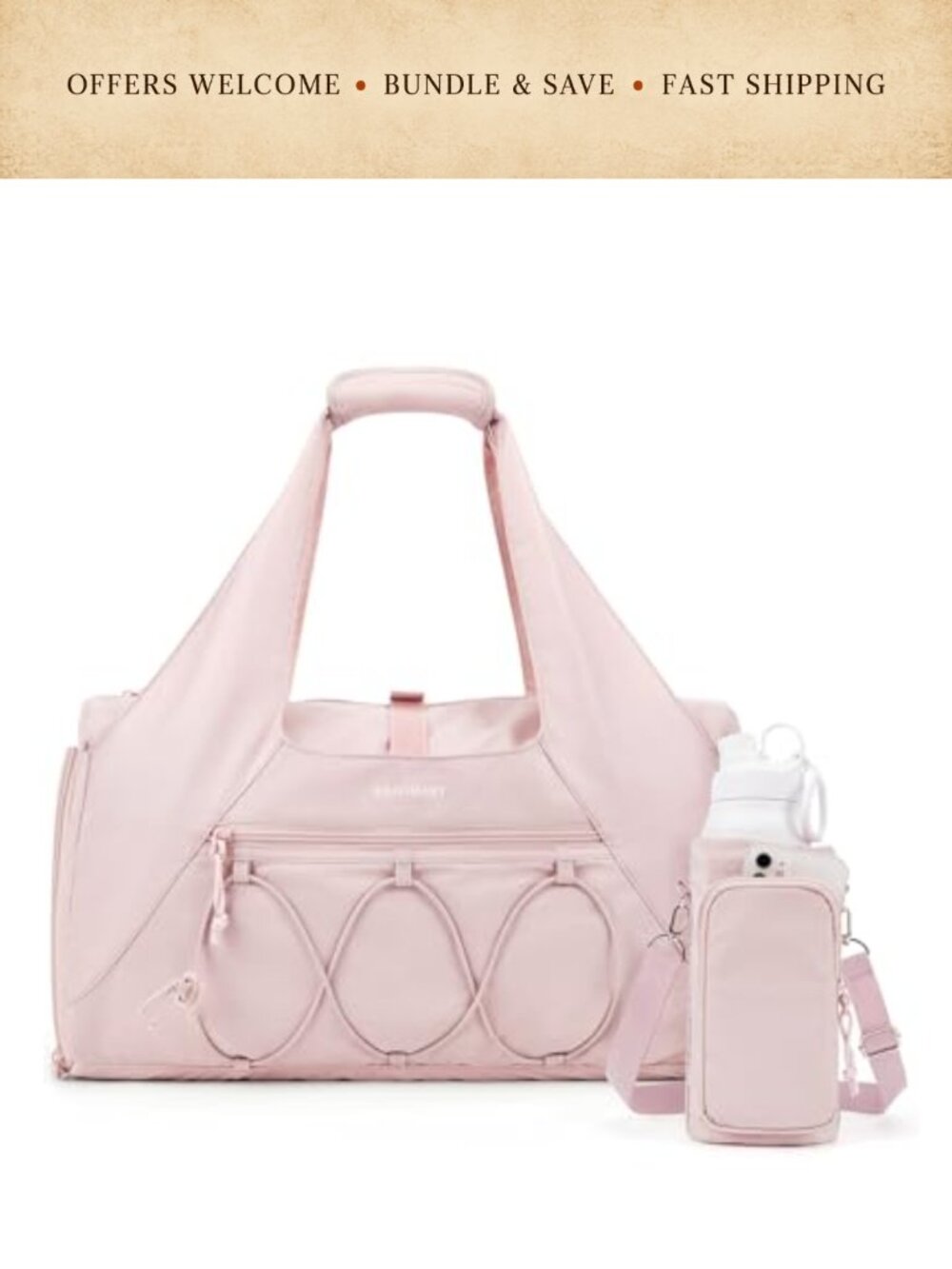 BAGSMART Gym Bag Weekender Duffel